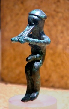 Nuragic Launeddas player